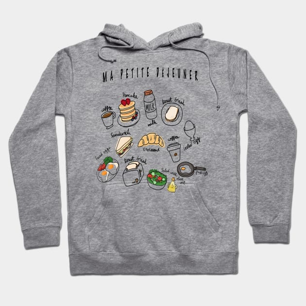 Cute Graphic Breakfast Club Hoodie by thecolddots